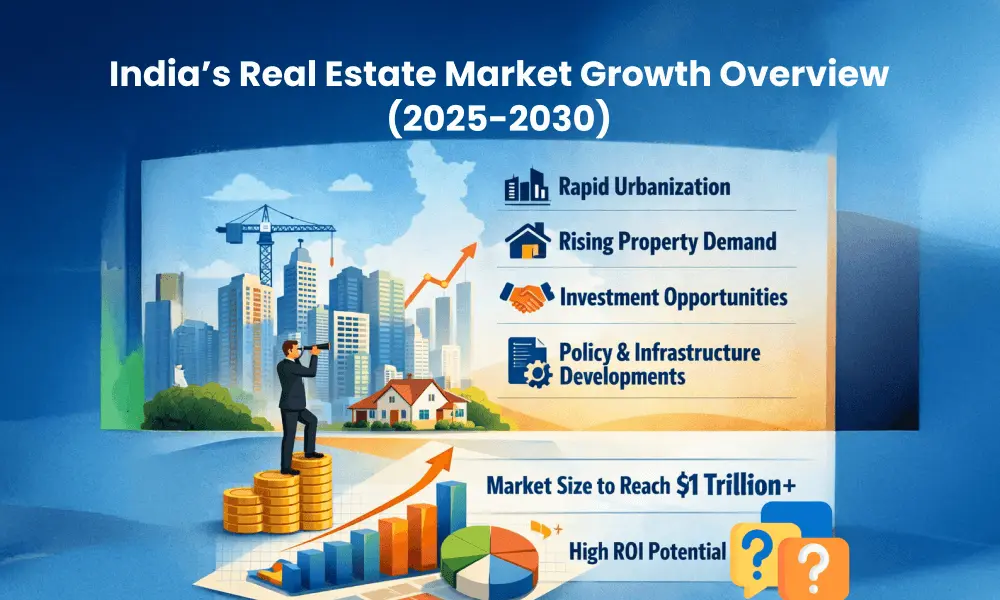 India’s Real Estate Market Growth Overview (2025–2030): What Businesses Should Know