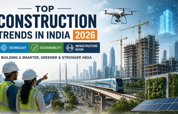 Top Construction Trends in India 2026: Technology, Sustainability & Infrastructure Boom